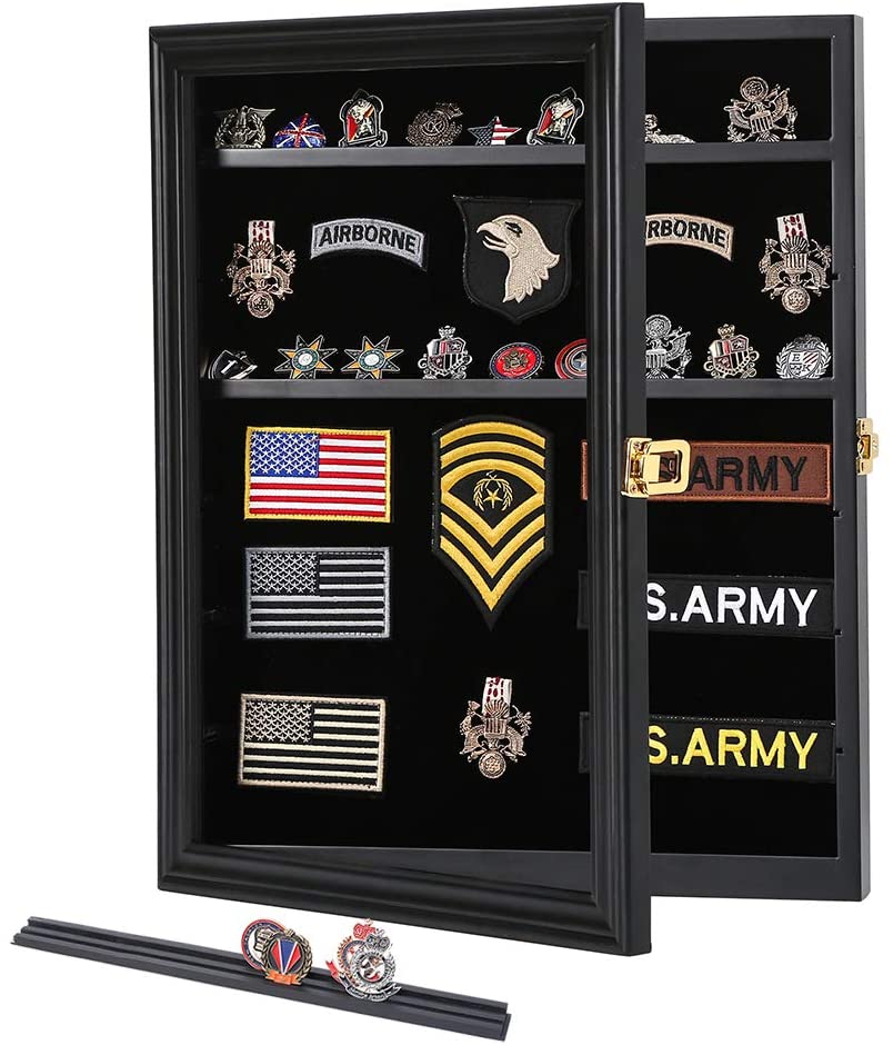 Military Challenge Coin Display Case