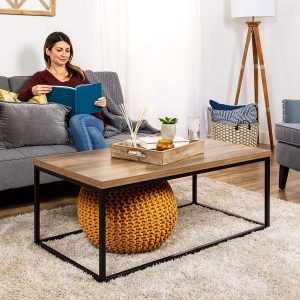 Best Choice Products Rectangular Coffee Table