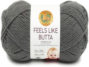 3 Pack) Lion Brand Yarn Feels Like Butta Yarn, Pale Grey 