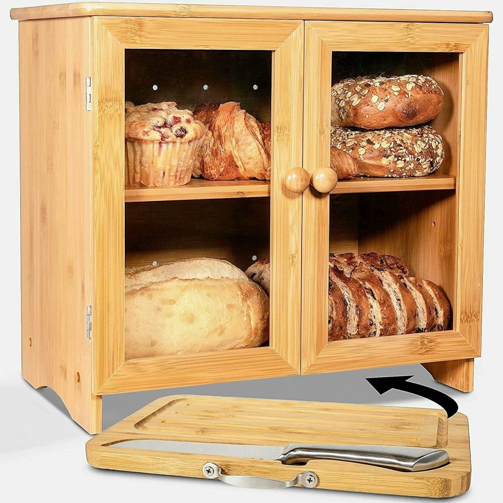 LuvURkitchen Large Breadbox for Kitchen Countertop