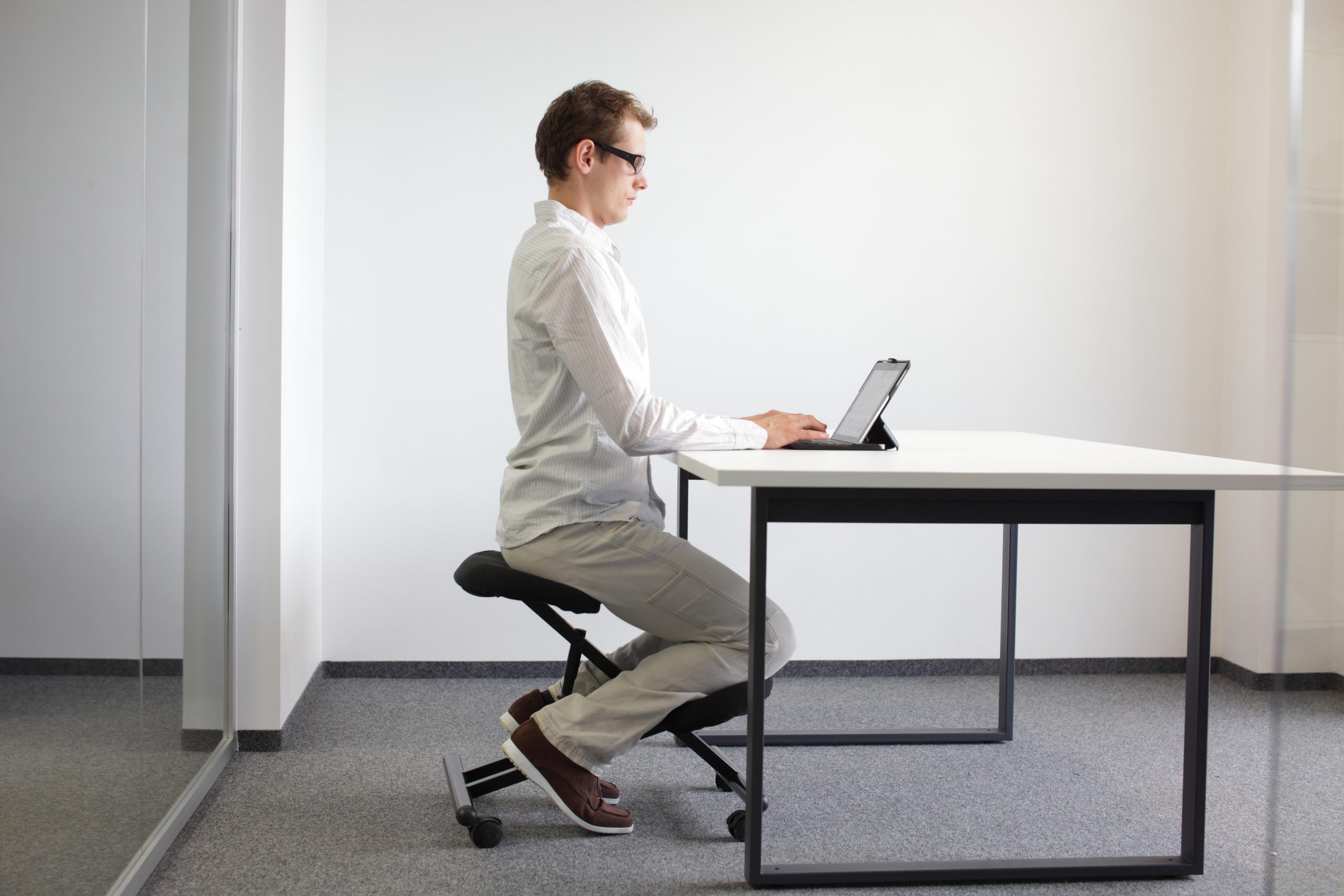  YOOMEMM Kneeling Chair,Ergonomic for Office with Wood