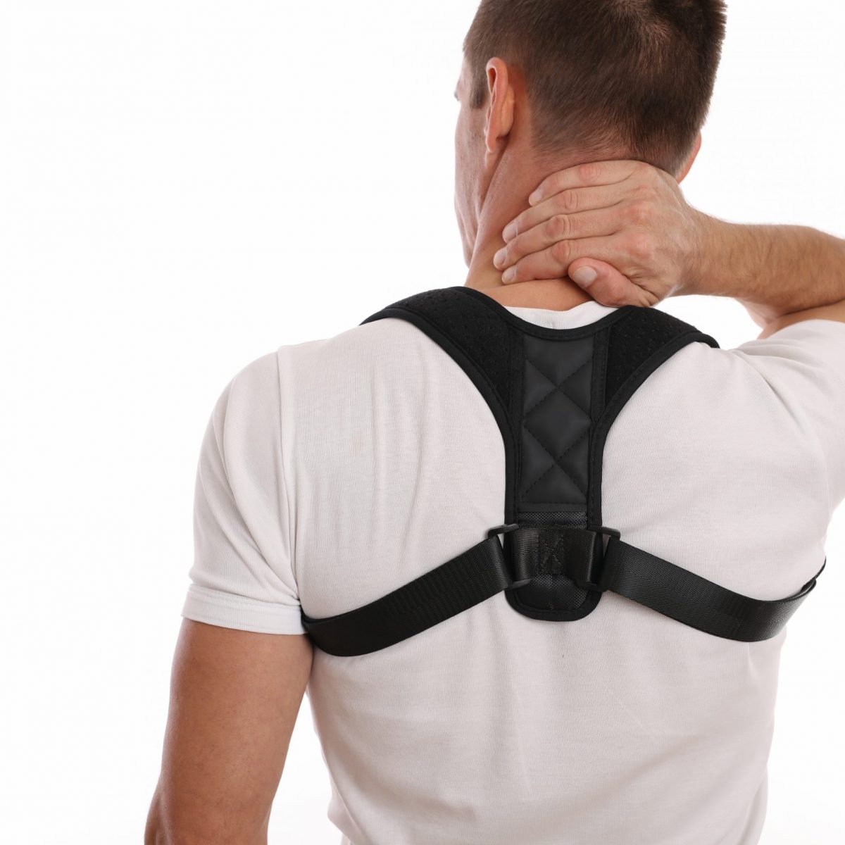 Ortonyx Full Back Support Brace Flexible Lightweight Breathable, XL