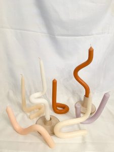 Curved Twisted Candle