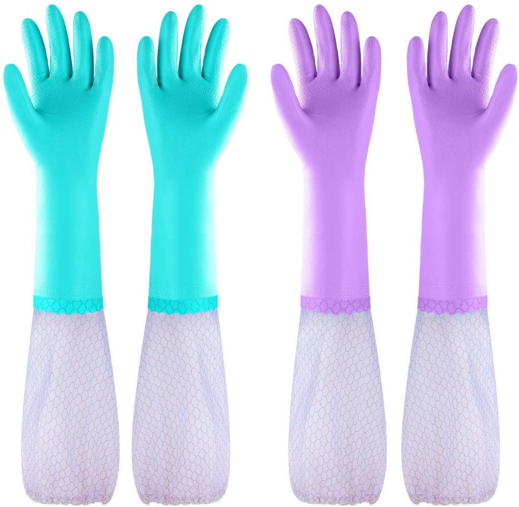 Elgood Long Cuff Reusable Cleaning Gloves