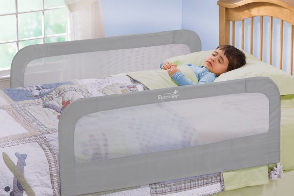 Kids Inflatable Bed Rail/Bumper Guard Child Safety Sleep Safe Protection Pump 