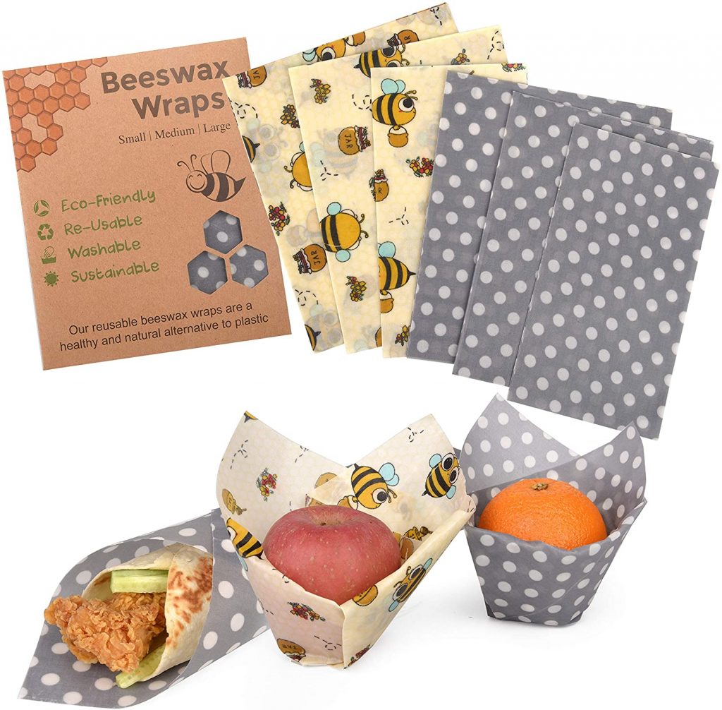 Reusable Beeswax Food Wraps Assorted 6 Pack by Eco Hive