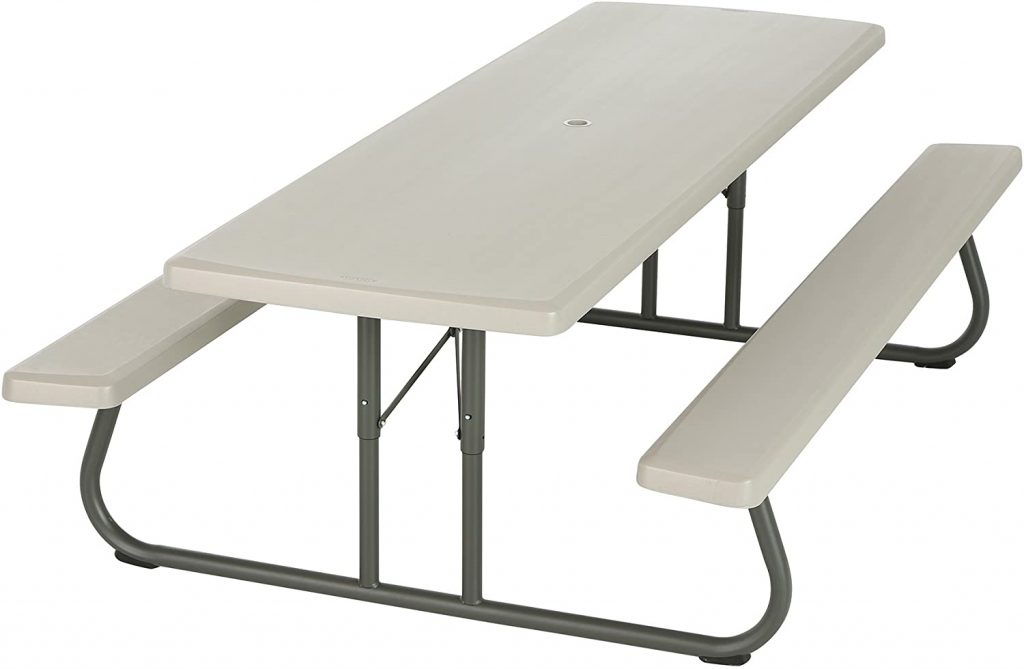 Lifetime 80123 Folding Picnic Table and Benches