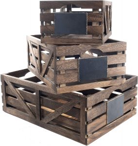 Premium Home Wooden Crates for barndominium interior