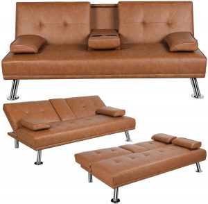 Yaheetech Futon Couch Sofa Bed