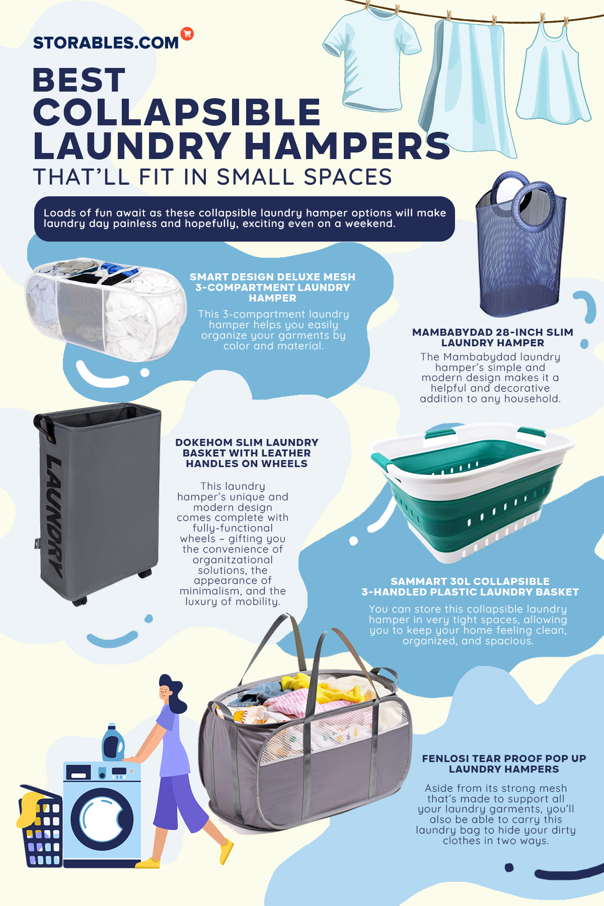 9 Best Collapsible Laundry Hampers That'll Fit In Small Spaces Storables