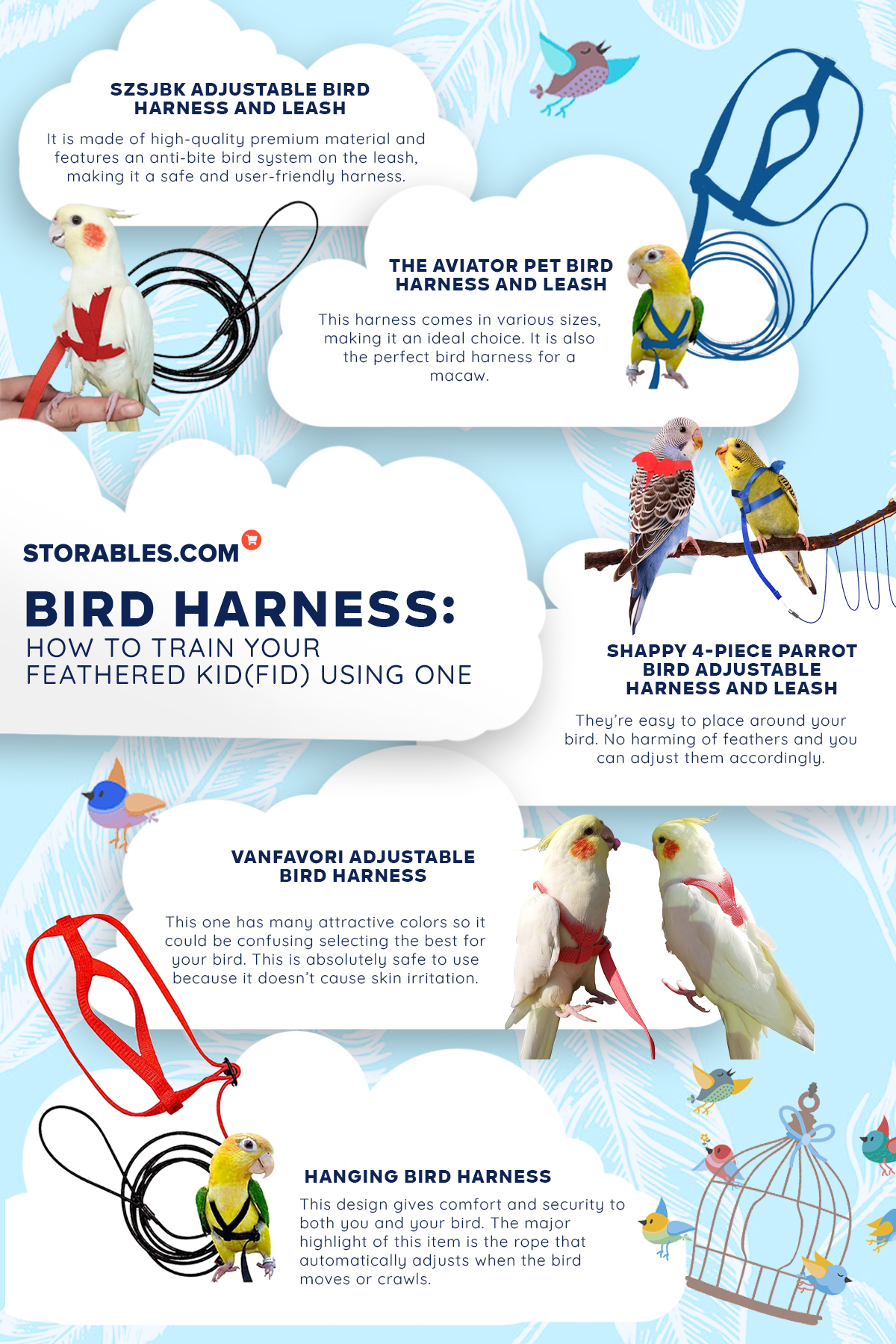 Bird Harness How To Train Your Feathered Kid(Fid) Using One