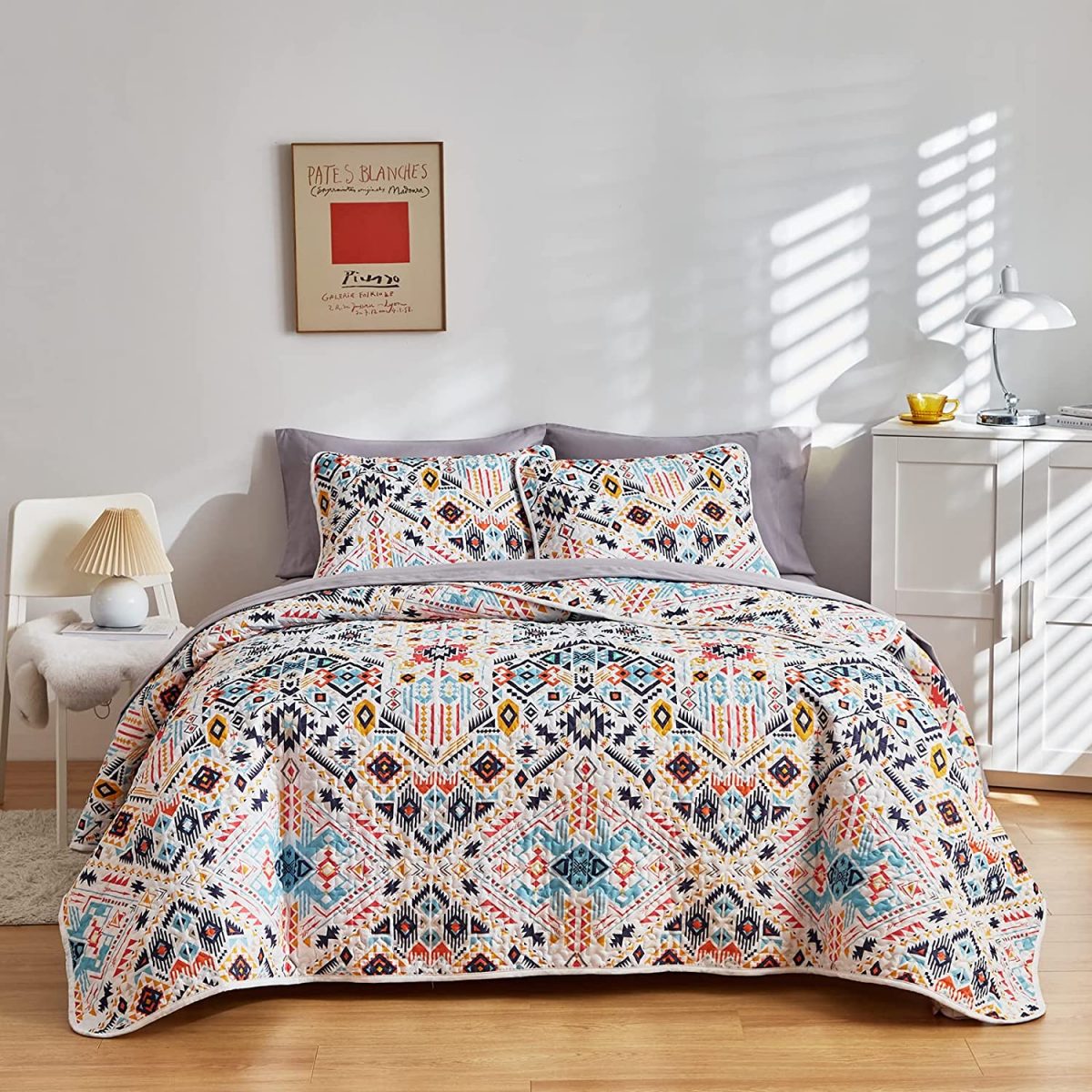 Our Favorite Boho Bedding Sets And Pieces Of 2022 Storables   2. FlySheep Aztec Boho Bedding Set 1200x1200 