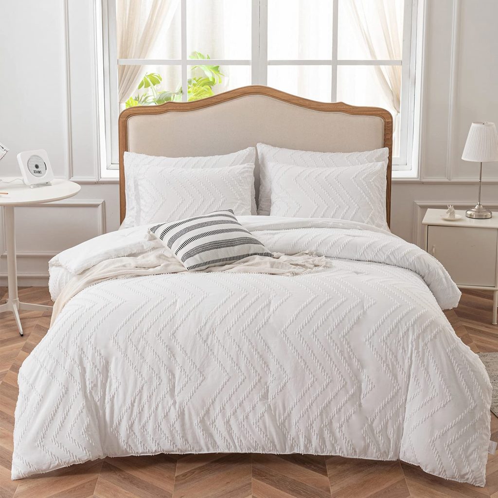 White bedding Comforter Set