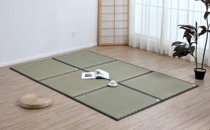 Tatami Mat Pad Skin-friendly Soft atami Floor Cushion Mat 40x40cm Household 