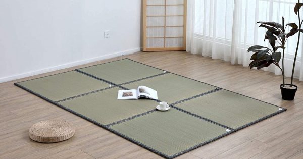 Tatami Mat Pad solido multi-funzione Atami Pavimento Tappeto cuscino quadrato giapponese 