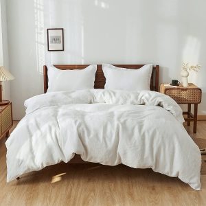Simple & Opulence Natural Linen Bedding Set