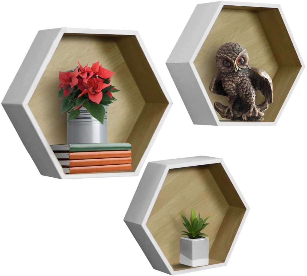 Honeycomb Wall Mounted Shelves