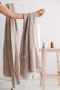 Thing Stories Natural Linen Bath Towel