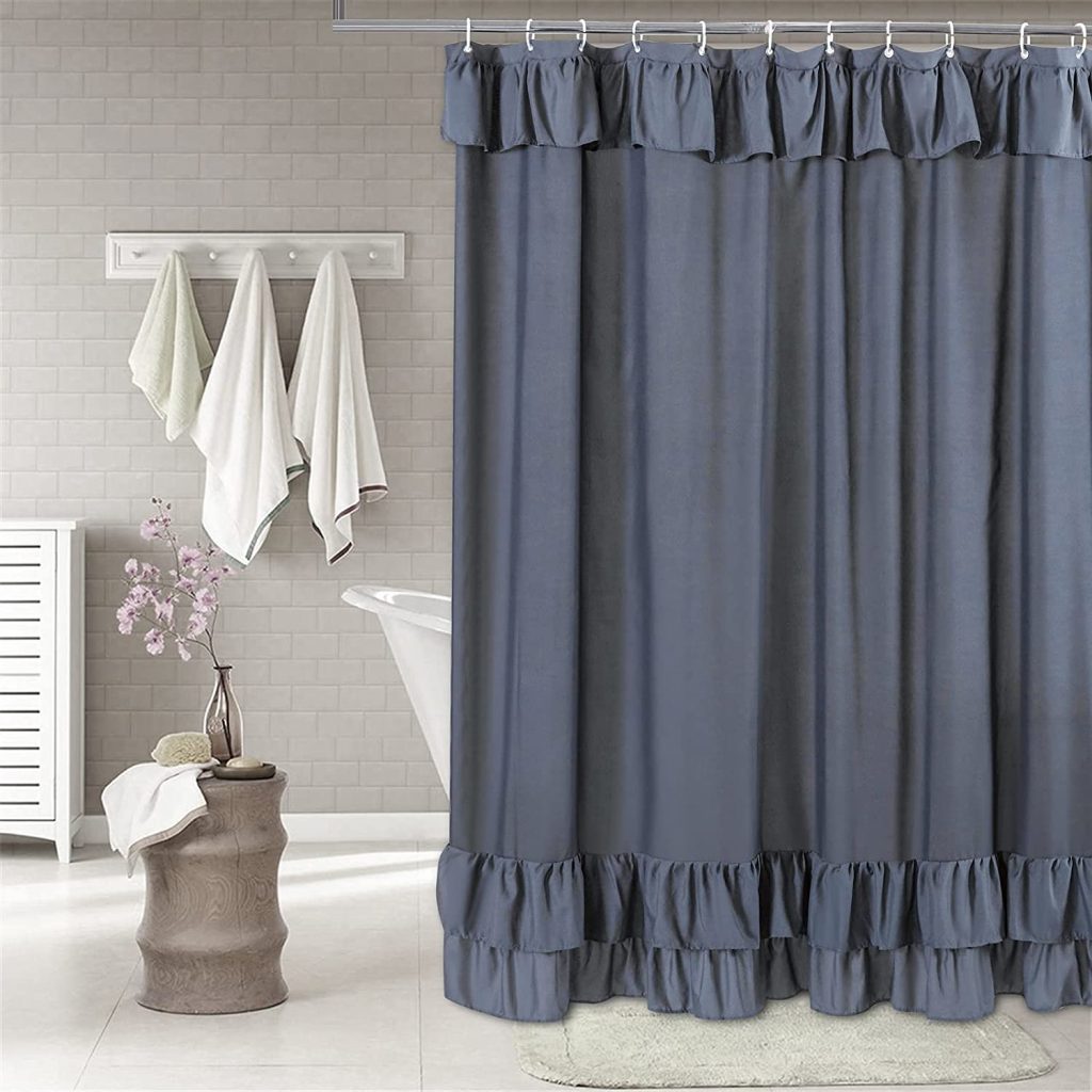  Ruffle Shower Curtain