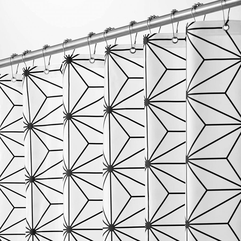 Modern Geometric Shower Curtain