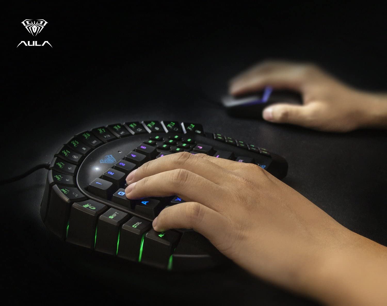 10. Beastron Aula Excalibur One-Handed Mechanical Gaming Keyboard