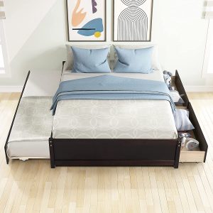 Full Bed with Trundle and Two Drawers