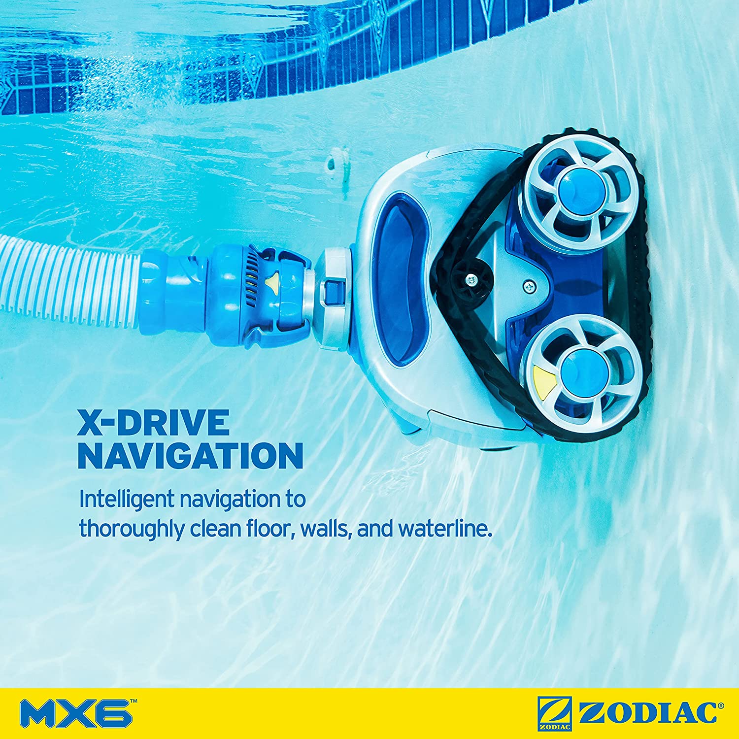 4. Zodiac MX6 Automatic Suction-Side Pool Cleaner Vacuum