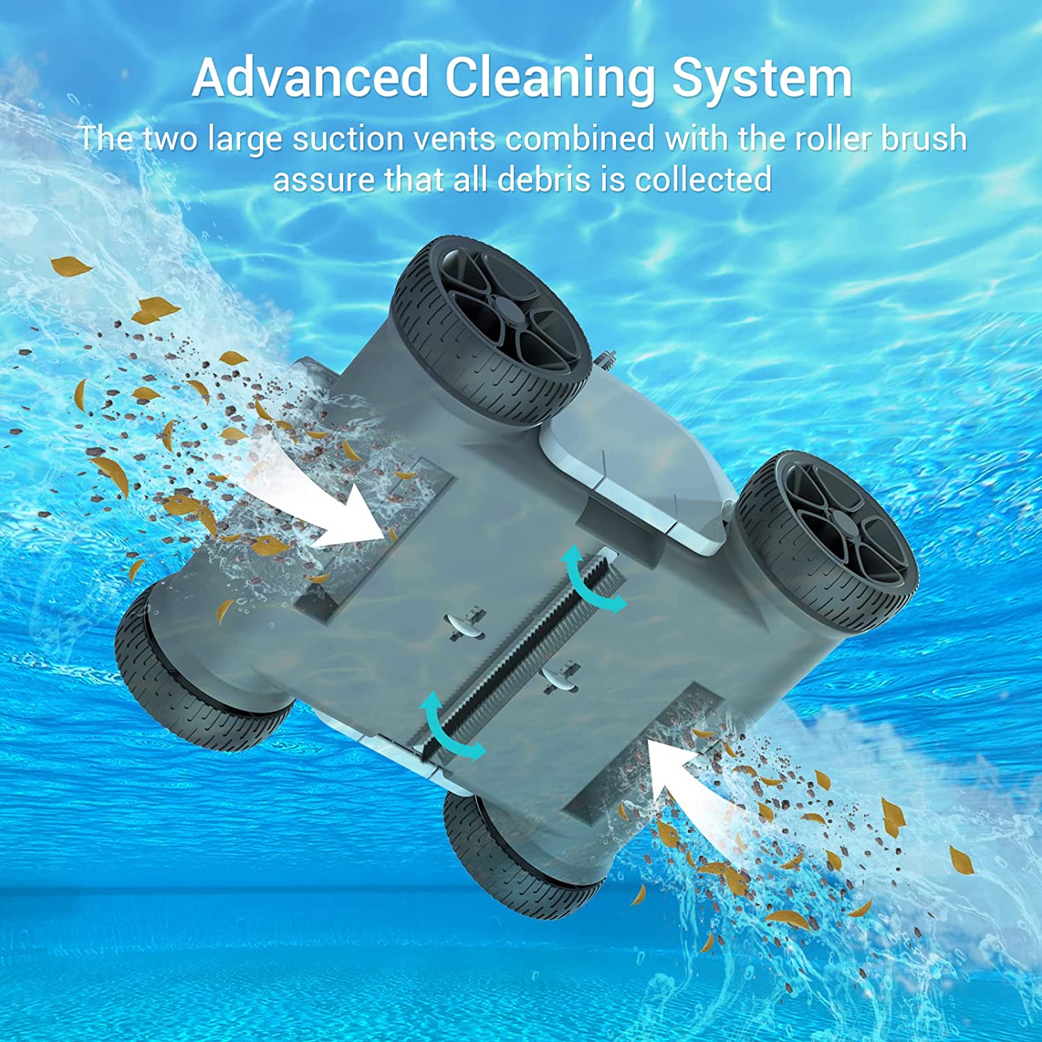 9. AIPER Cordless Robotic Pool Cleaner with Upgraded Dual-Drive Motors