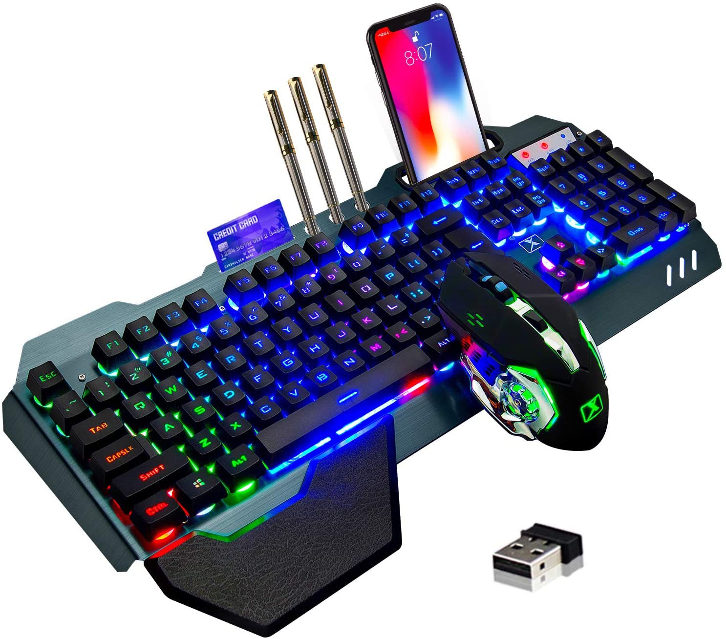 9. LexonElec Wireless Gaming Keyboard and Mouse