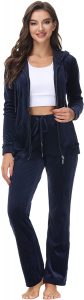 Velour Two-Piece Tracksuit