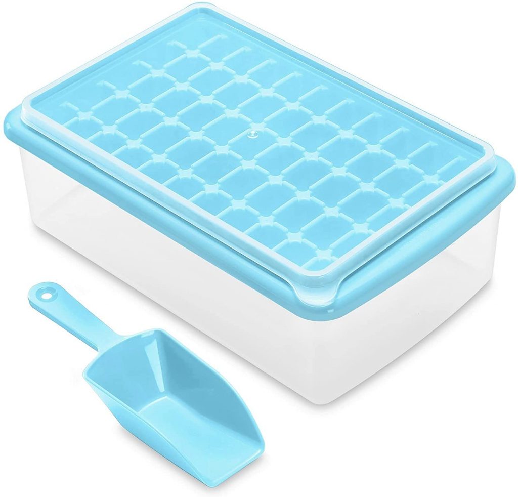 Ice Cube 12-Slot Plastic Tray Mold Flexible Mouldable Summer Maker Freeze DIY 