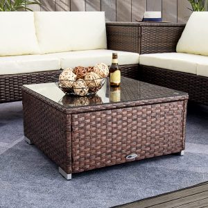 [DIMAR GARDEN] Outdoor Wicker Coffee Table for What is a Pergola