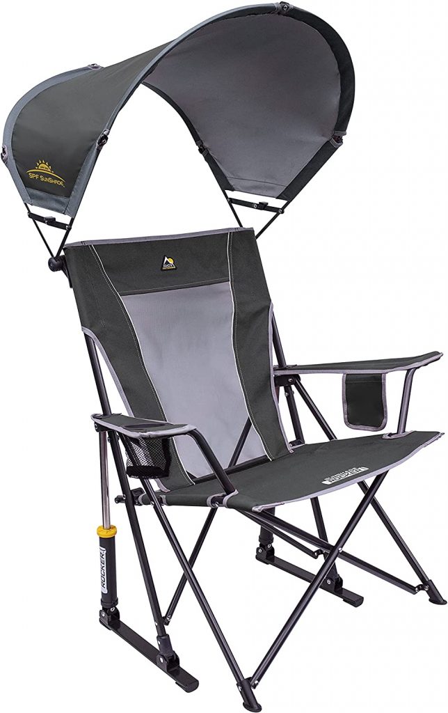Sunshade Rocking Camp Chair Set