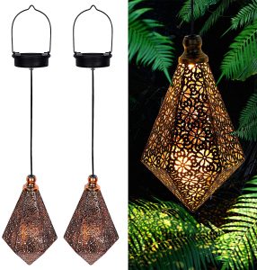 [MAGGIFT] Two-Pack Solar Hanging Lights for What is a Pergola