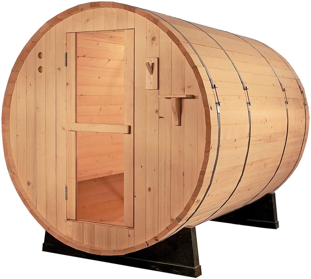 MCP Sauna 4-Person Barrel Sauna