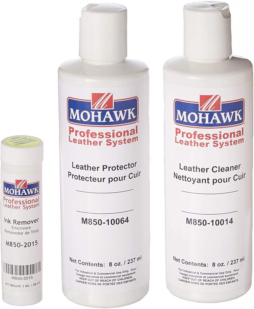 Leather Cleaner, Leather Protector, Ink Remover