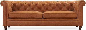 POLY &amp; BARK Lyon Sofa in Full-Grain Pure-Aniline Italian Leather