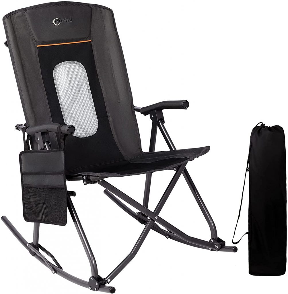 Quad Folding Rocking Camp Chair