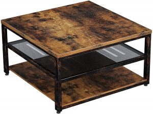 Rolanstar Coffee Table with Storage Shelf