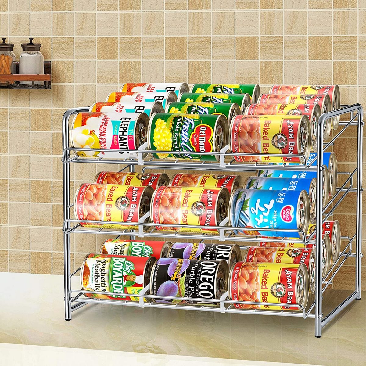 25 Can Rack Organizer for Your Pantry Storables