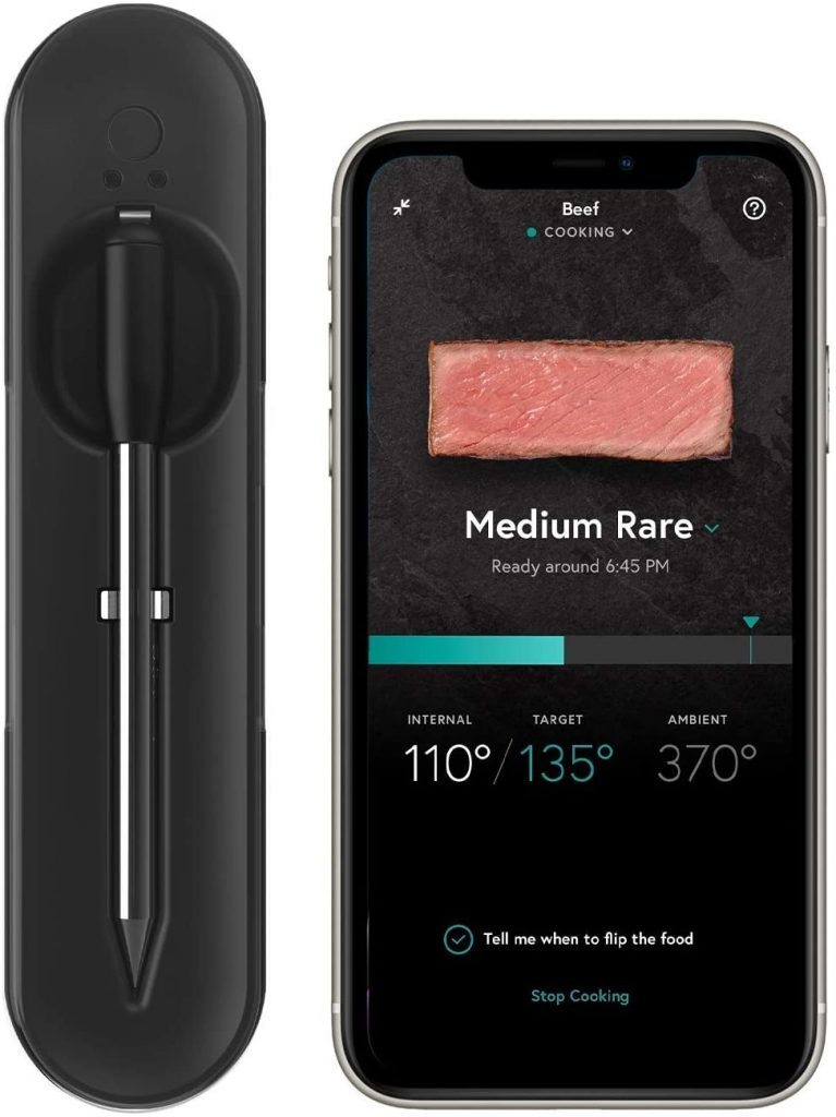 Yummly YTE00W5KB Bluetooth Meat Thermometer