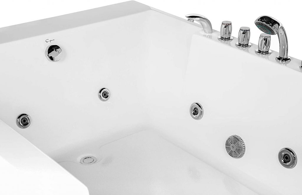 6. Empava Acrylic Whirlpool Bathtub Hydromassage