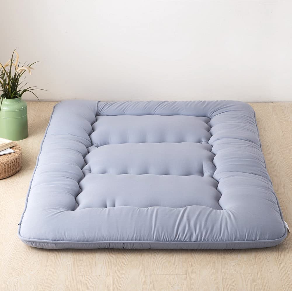 9. Colorful Mart Grey Japanese Floor Bed, Queen Size