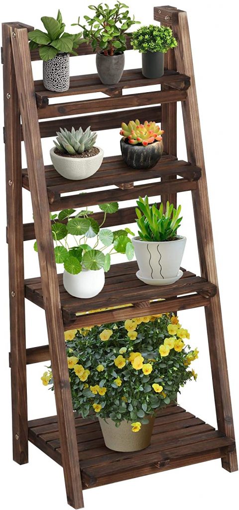 Wooden Plant Shelf