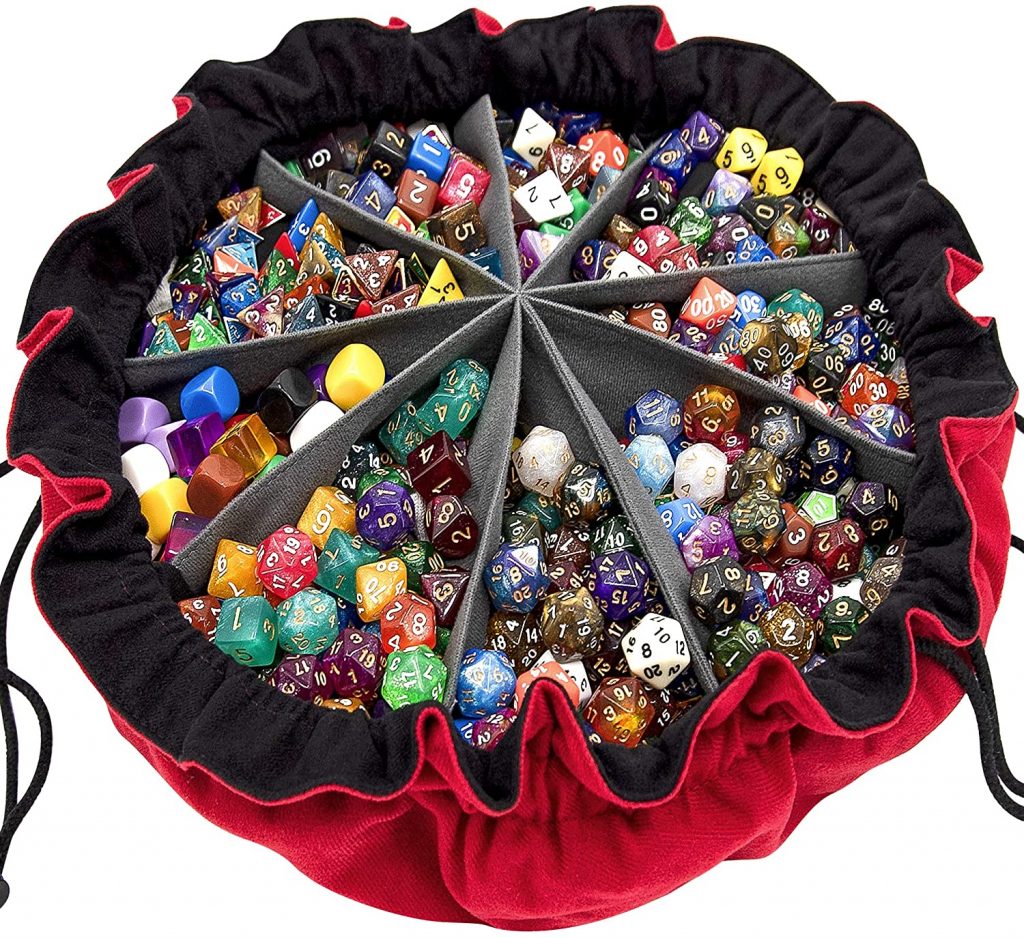 Large Dice Bag with Pockets