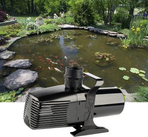 waterfall pump for backyard pond