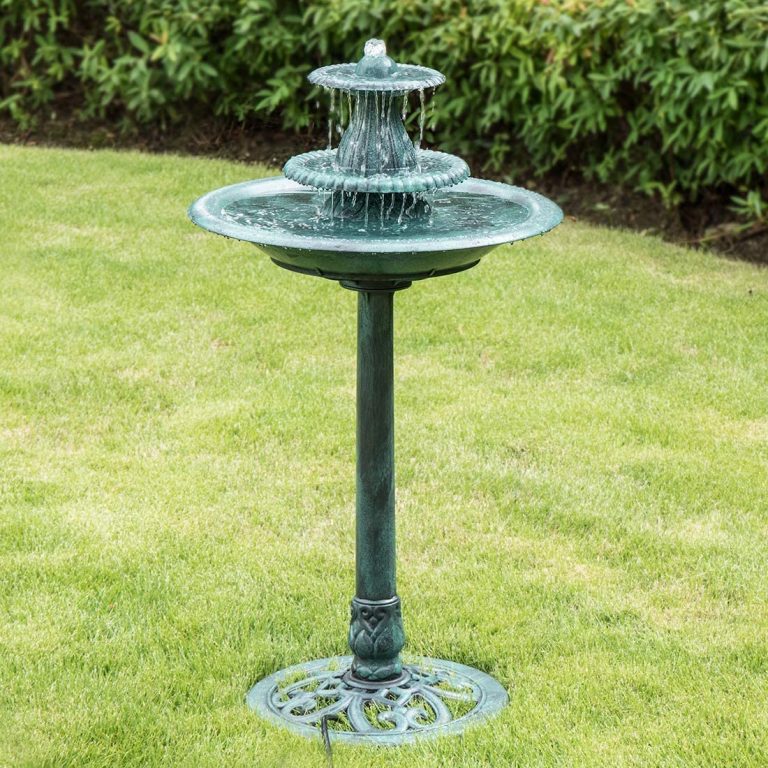 12 Best Bird Bath Fountain Kits For Attracting Wildlife Storables   VIVOHOME Three Tier Polyresin Bird Bath Fountain 768x768 