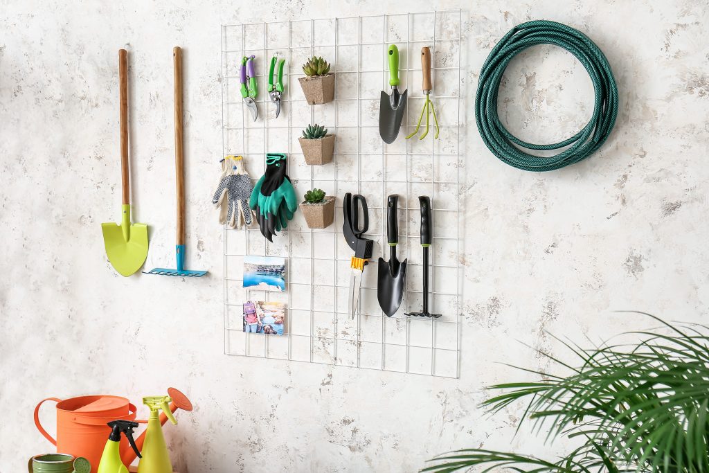 Stalwart Compact Garden Fits Over 30 Tools Storage Rack 