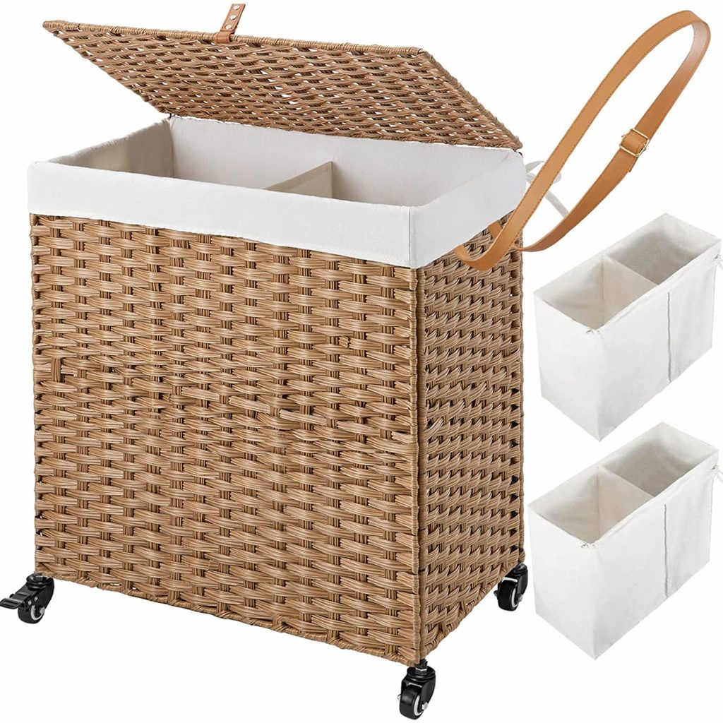 5. Greenstell Laundry Hamper with Wheels