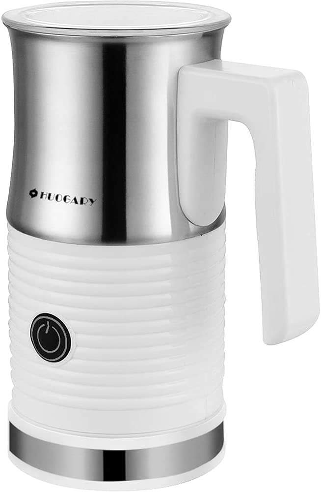 5. Huogary Electric Milk Frother and Steamer